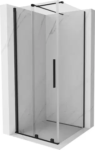 Sprchovacie kúty MEXEN/S - Velár sprchovací kút 120 x 120, transparent, čierna 871-120-120-01-70