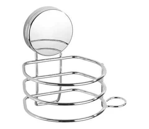 Svietidlá WENKO 24857100-Držiak na fén STATIC-LOC + OSIMO 14x13 cm lesklý chróm 24857100
