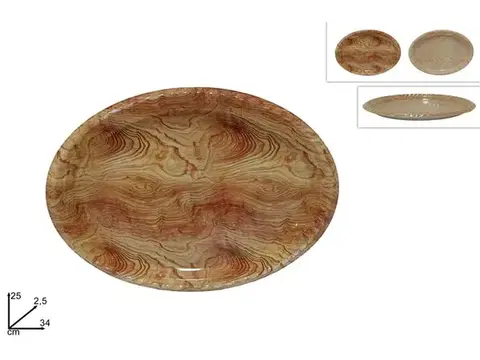 Podnosy a tácky MAKRO - Podnos plast 34x25cm rôzne farby