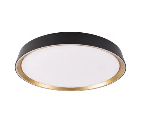 Svietidlá  LED stmievateľné stropné svietidlo ILVI LED/45W/230V 2700-6500K pr. 50 cm čierna/béžová+DO ZM5117