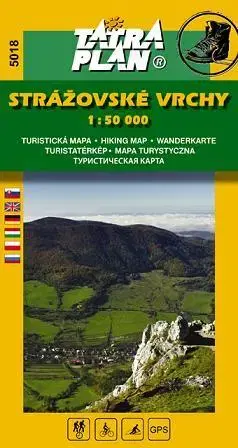 Slovensko a Česká republika Strážovské vrchy 1:50 000 - TM 5018