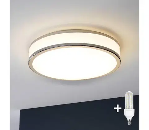 Svietidlá Eglo 31025 - LED stropné svietidlo do kúpeľne PALERMO 1xE14/40W/230V IP44 31025