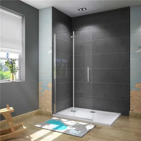 Sprchovacie kúty H K - Zalamovacia WALK-IN zástena Melody WF1 90x195, číre sklo MELODYWF190
