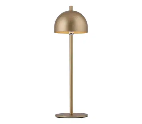 LED osvetlenie Schöner Wohnen 19244-12 - LED stmievateľná stolná lampa BELLIS LED/2,5W/5V IP54 zlatá 19244-12