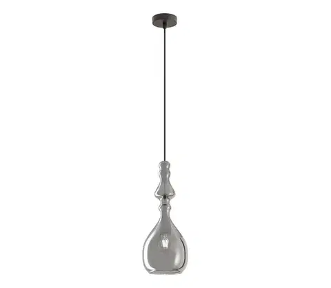 Svietidlá Redo 01-2938 - Luster na lanku AMBIX 1xE27/42W/230V pr. 18 cm sivá 01-2938