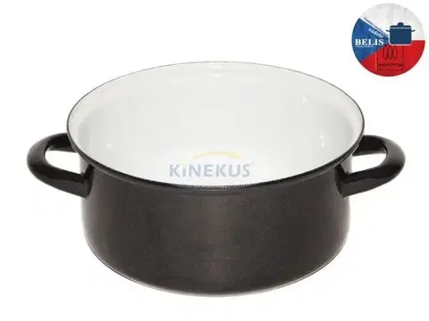 Hrnce BELIS Kastról smaltovaný bez pokrievky 4,5l, 24cm, STANDARD Belis