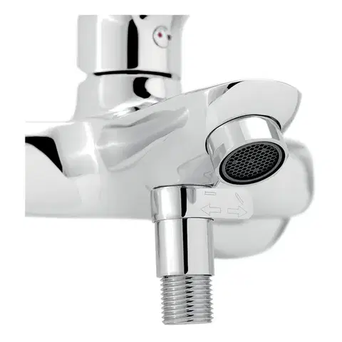 Kúpeľňové batérie NOVASERVIS - Vaňová nástenná batéria bez sprchovej súpravy 150 mm 90320/1,0