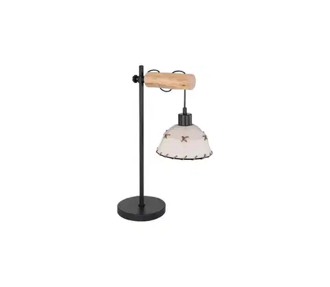 Lampy Globo 15442T - Stolná lampa REX 1xE27/60W/230V 15442T