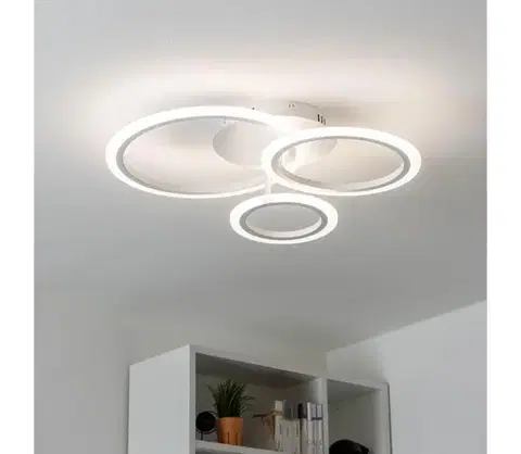 Svietidlá BRILAGI - LED Stmievateľný prisadený luster ORBITS LED/40W/230V 3000-6500K biela + DO BG-J3340/W