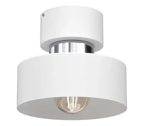 Svietidlá  Stropné svietidlo MARTI 1xE27/15W/230V biela/chróm 9841