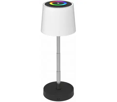 Záhradné lampy  LED RGBW stmievateľná vonkajšia nabíjateľná stolná lampa LED/2W/5V IP44 1200 mAh sivá PTL45RGB