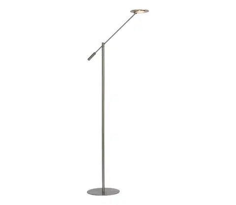 Lampy Lucide 19766/09/12 - LED Stmievateľná stojacia lampa ANSELMO LED/9W/230V chróm 19766/09/12