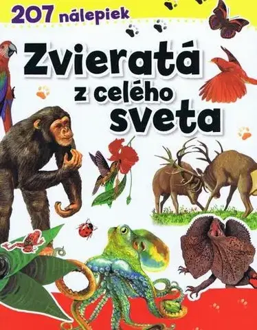 Nalepovačky, vystrihovačky, skladačky Zvieratá z celého sveta - 207 nálepiek