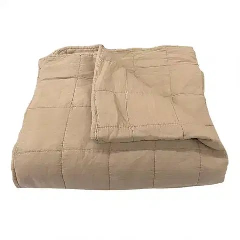 Prehozy na posteľ Prikrývka na posteľ Juni 170x220 béžová Merkury Home