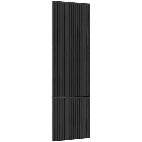 Kuchynské skrinky Čelo skrinky Luxeo F14-D40SP ryfla black