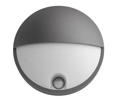Záhradné lampy Philips 16456/93/16 - LED vonkajšie svietidlo s čidlom CAPRICORN LED/6W IP44 16456/93/16