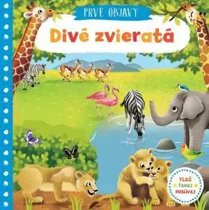 Leporelá, krabičky, puzzle knihy Divé zvieratá - Prvé objavy - Jenny Wren