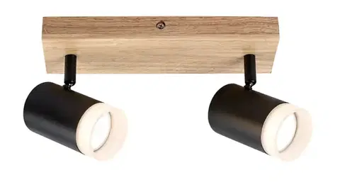 Lampy do obývačky Stropné bodové svietidlo  TORAS GU10 2XMAX 5W LS2
