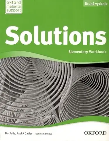Učebnice a príručky Solutions 2nd Edition Elementary Workbook SK Edition (2019 Edition) - Kolektív autorov