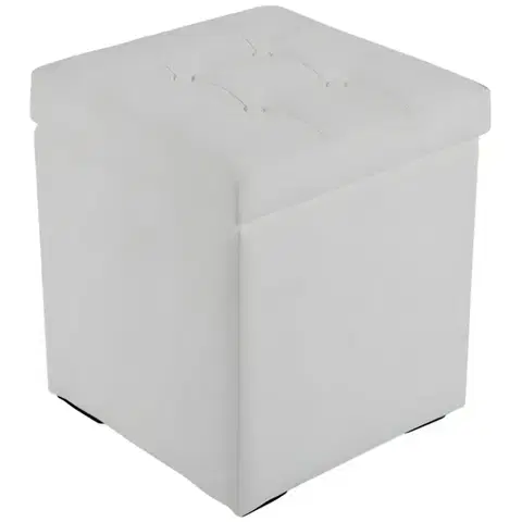 Taburetky na sedenie Taburetka Box S biela