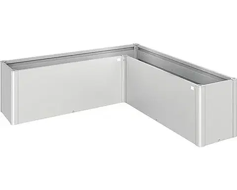 Truhlíky Biohort Hrantík BIOHORT Belvedere L 201,6 x 201,6 x 61 cm (strieborná metalíza)