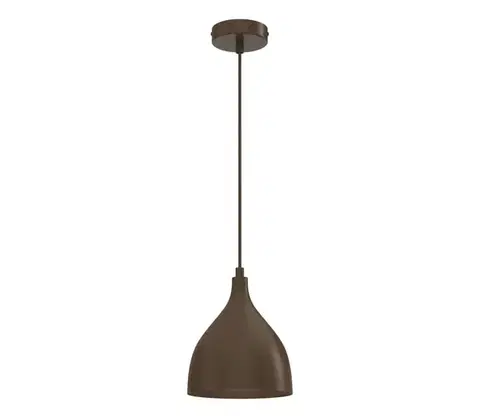 Svietidlá  Luster na lanku NOAK CLASSIC 1xE27/15W/230V hnedý 6235