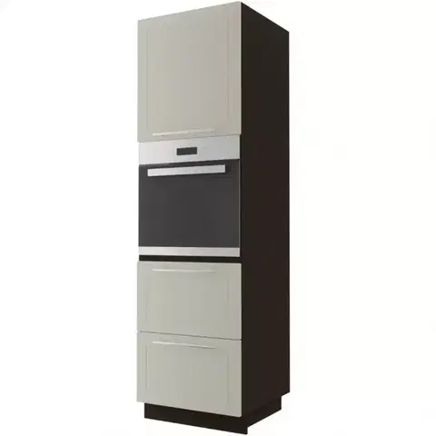 Kuchynské skrinky Kuchynská skrinka D14RU/2E - 356 Quantum vanilla mat/lava