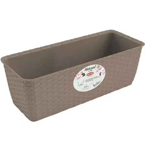 Záhrada Kvetináč samozavlažovací Natural 50cm/Še