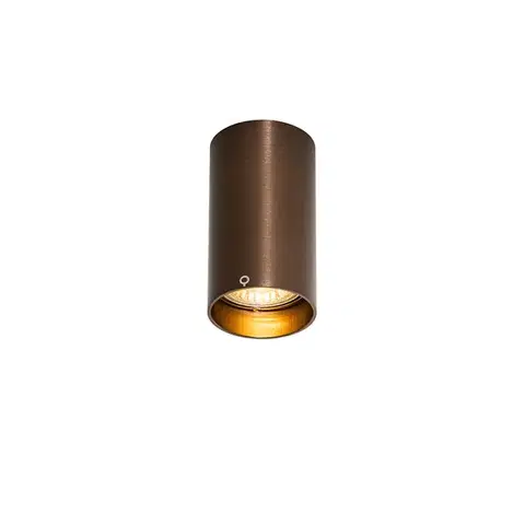 Bodove svetla Moderné bodové svetlo tmavo bronzové 5,5 cm - Tuba