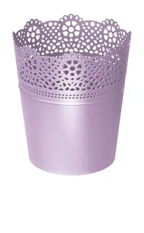 Kvetináče PROSPERPLAST - Obal na kvetináč LACE 16cm lev