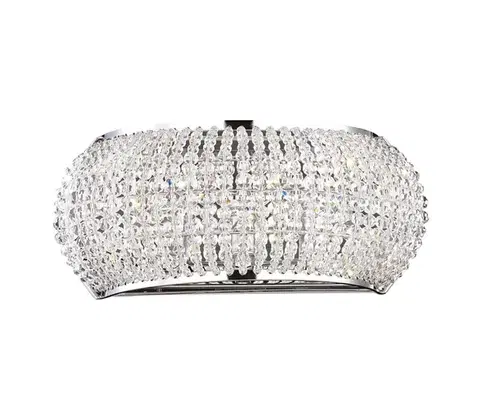 Svietidlá Ideal Lux - LED Krištáľové nástenné svietidlo PASHA 3xG9/3W/230V lesklý chróm 082264