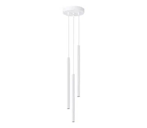 Svietidlá  SL.1340 - Luster na lanku ARCHE 3xG9/8W/230V biela SL.1340