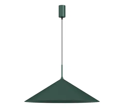 Svietidlá  Závesný luster na lanku CAPITAL 1xGX53/15W/230V, priemer 60 cm, zelený MLP0949