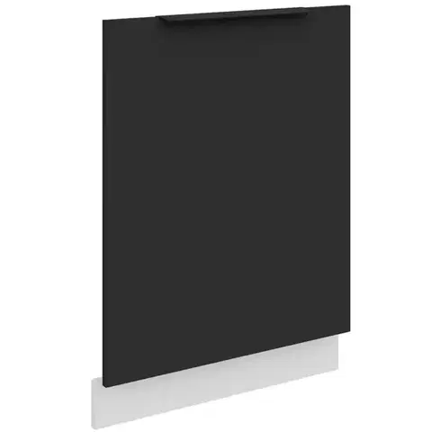 Dvierka a čelá zásuviek pre kuchynske skrinky Dvierka na umývačku Zm Aria-Bl/Wh Anti Fingerprint 713x596
