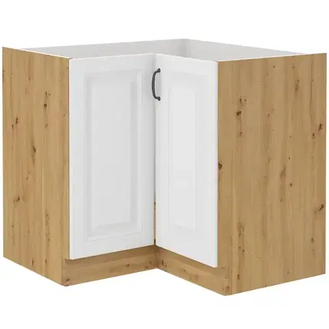 Kuchynské skrinky stojace Skrinka Do Kuchyne Stilo Biely/Artisan 90x90 Nd 2f Bb