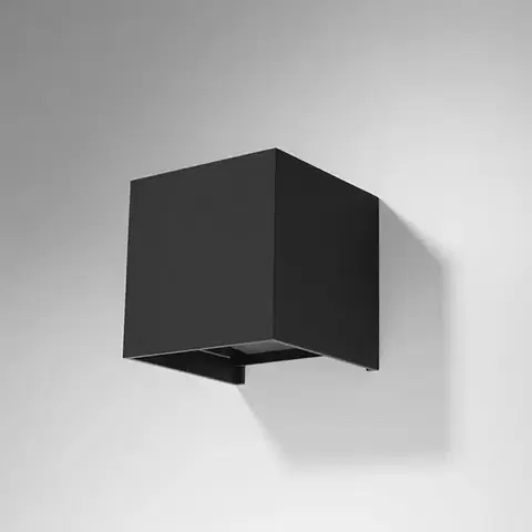 Moderné lampy do obývačky Nástenná lampa Filadelfia BLACK LED