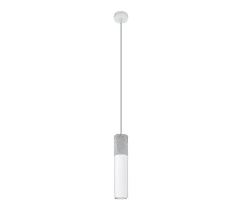 Svietidlá  SL.0647 - Luster na lanku BORGIO 1xGU10/40W/230V betón/kov biela SL.0647