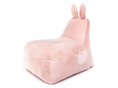 Sedacie vaky a kocky Sedací vak Bunny L Lapit TiaHome - ružová