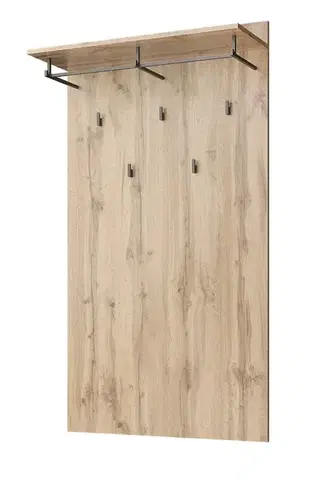 Vešiaky MARIETTA vešiakový panel 80, dub Wotan