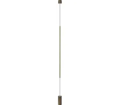 Lampy Ideal Lux - LED Stojacia lampa FILO LED/14W/230V 2700K CRI 90 mosadz 341132