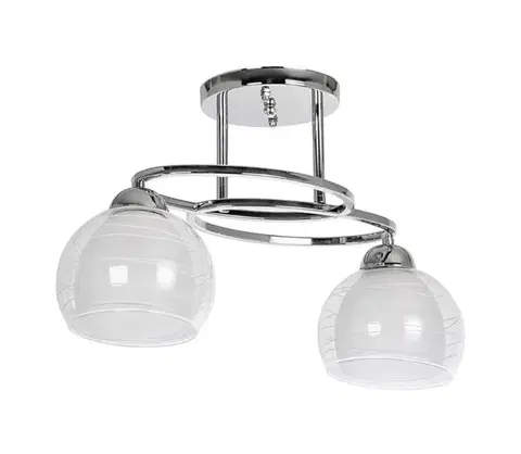 Svietidlá  Luster na tyči 2xE27/60W/230V W-LM 6540-2 CR