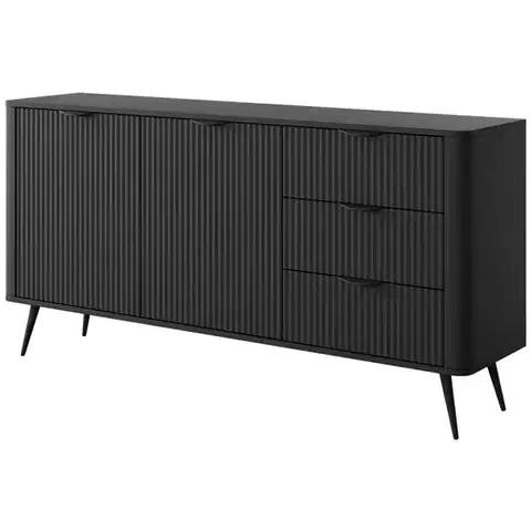 Komody do spálne Komoda Lante 163 2D3S black