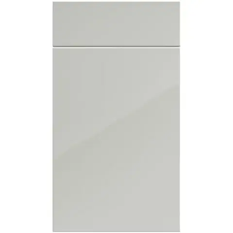 Dvierka a čelá zásuviek pre kuchynske skrinky Kuchynská predná časť D40s1(L/P) L9 K900 Bianco Hg Griii