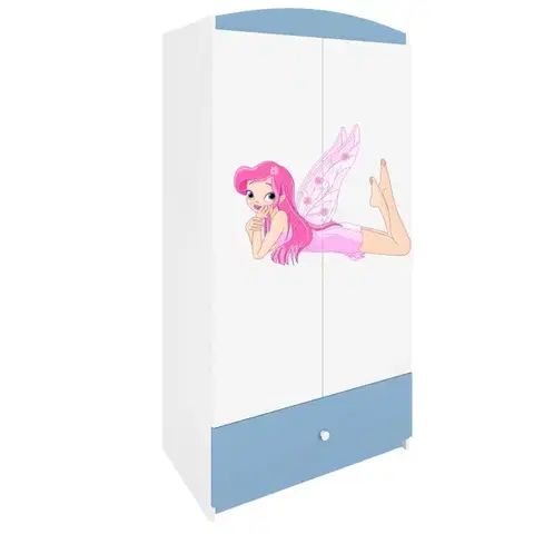Skrine do izieb Skriňa Babydreams Modrá – Víla 2