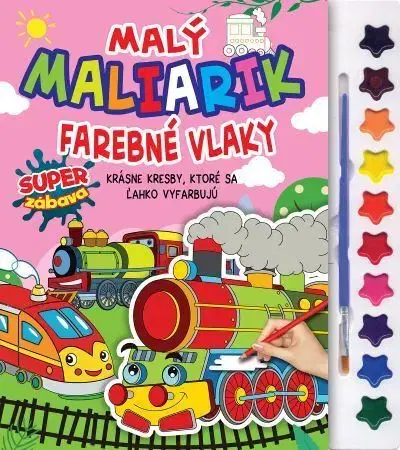Pre deti a mládež - ostatné Malý maliarik - Farebné vlaky