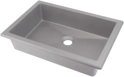 Sanitárna keramika DEANTE - Correo metallic grey Granit umývadlo - 500x400 mm CQR_SU5U