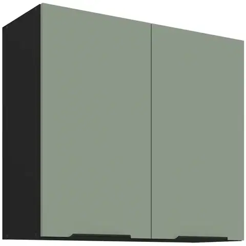 Kuchynské skrinky visiace Kuchynská skrinka Aria-Sa/Bl Anti Fingerprint 80g-72 2f