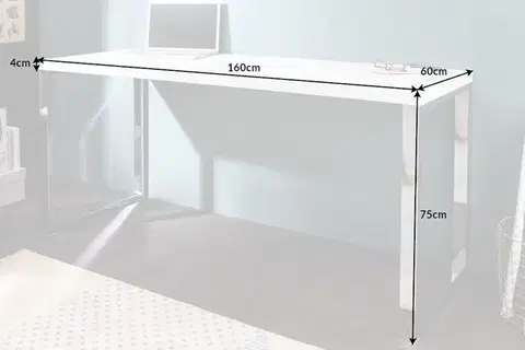 Pracovné stoly Písací stôl ASTERIOS Dekorhome