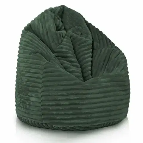 Sedacie vaky a kocky Sedací vak Bag Sako XL stripe TiaHome - Zelená