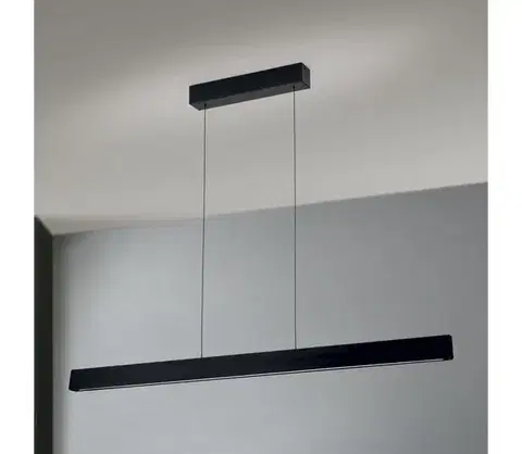 Svietidlá Orion HL 6-1716/120 - LED stmievateľný luster na lanku TARA LED/44W/230V čierny HL 6-1716/120 schwarz